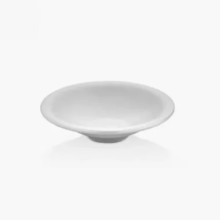 Külsan 2514.PW Humus porselen beyazı kırılmaz melamin meze kasesi (14 cm).