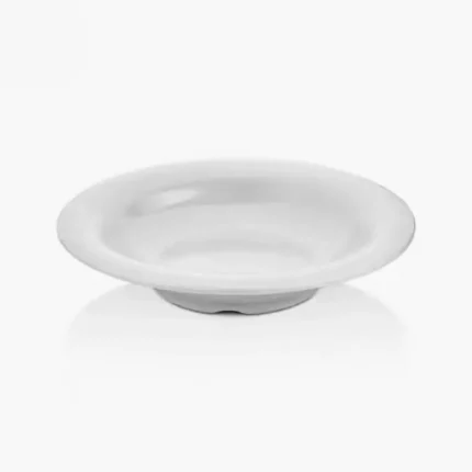 Külsan 2230.PW Soft porselen beyazı kırılmaz melamin makarna/salata tabağı (30 cm).
