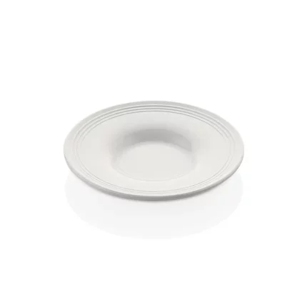 Külsan 1521.CW Drinkware porselen beyazı parlak kırılmaz melamin çay tabağı altlığı (11.5 cm).