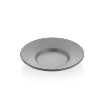 Külsan 1533.G Drinkware gri kırılmaz melamin geniş çay tabağı altlığı (12.5 cm).