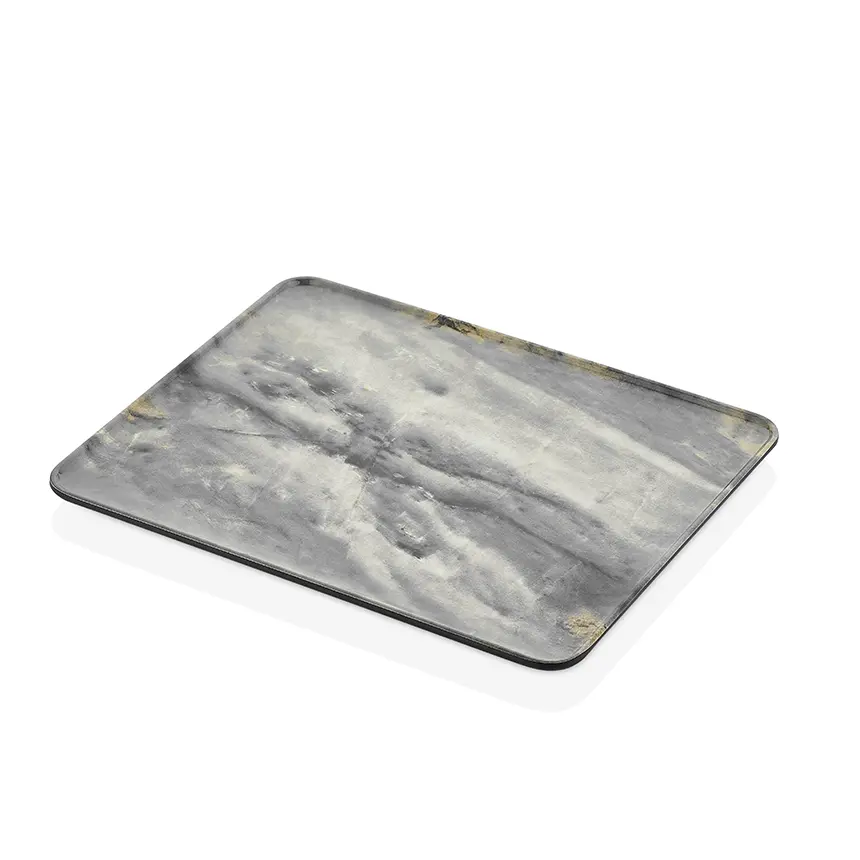 "Kulsan 40012.RM Luna GN.1/2 Royal Marble gri melamin platter 26,5x32,5 cm"