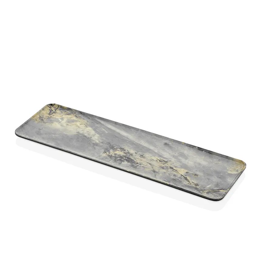 "Kulsan 40024.RM Luna GN.2/4 Royal Marble gri melamin platter 53x16,2 cm"