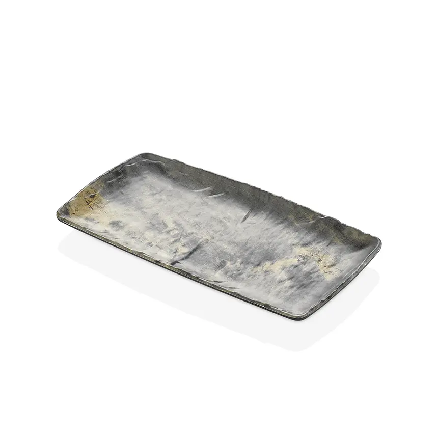 "Kulsan 41013.RM Polaris GN.1/3 Royal Marble gri melamin platter 17,6x32,5 cm"