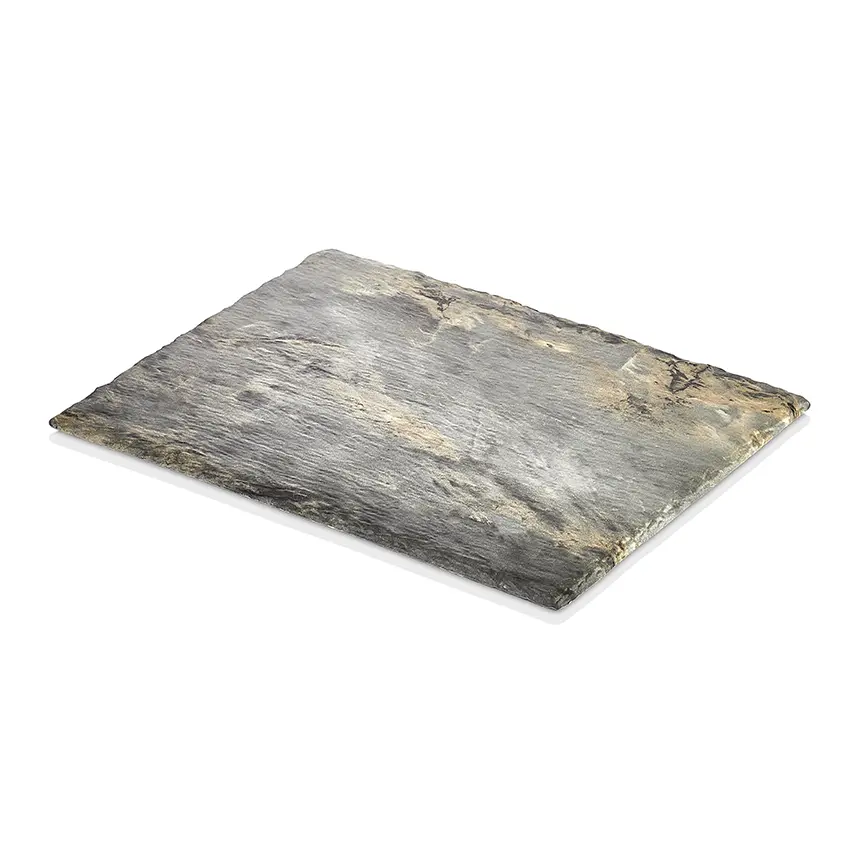 "Kulsan 47012.RM Slate Effect GN.1/2 Royal Marble melamin sunum panosu 26,5x32,5 cm"