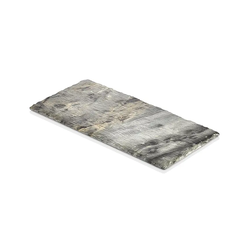 "Kulsan 47013.RM Slate Effect GN.1/3 Royal Marble melamin sunum panosu 16,2x32,5 cm"