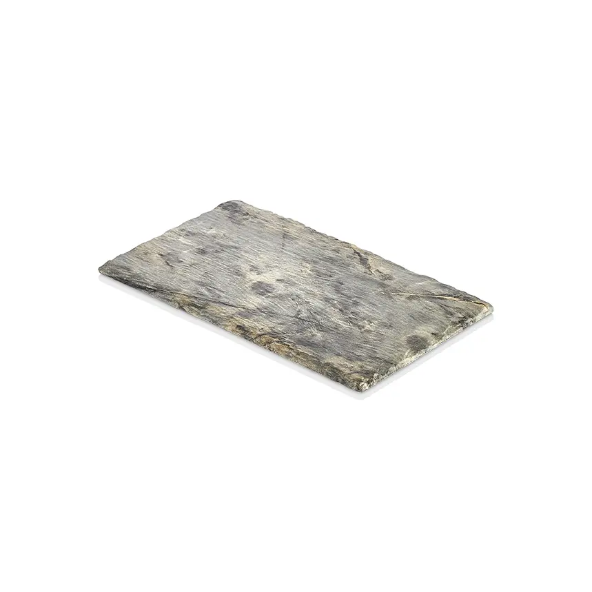 "Kulsan 47014.RM Slate Effect GN.1/4 Royal Marble melamin sunum panosu 26,5x16,2 cm"