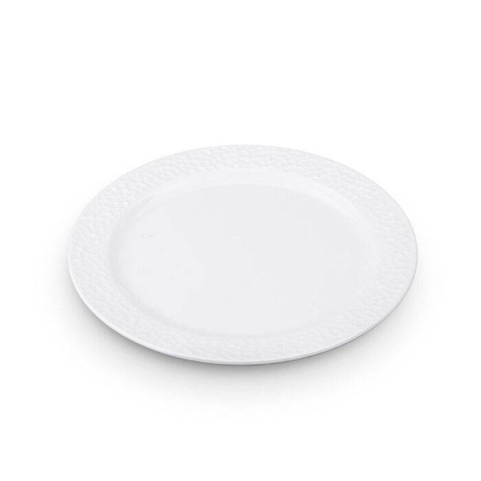 23 cm Kplus Krem Beyaz Yuvarlak Tabak 8123.CW - Görsel 1