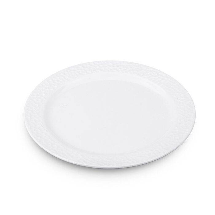 8126.CW 26 cm Kplus Krem Beyaz Yuvarlak Tabak 8126.CW - Görsel 1