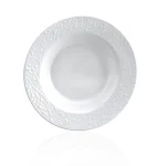 20 cm Kplus Krem Beyaz Yuvarlak Tabak 8120.CW