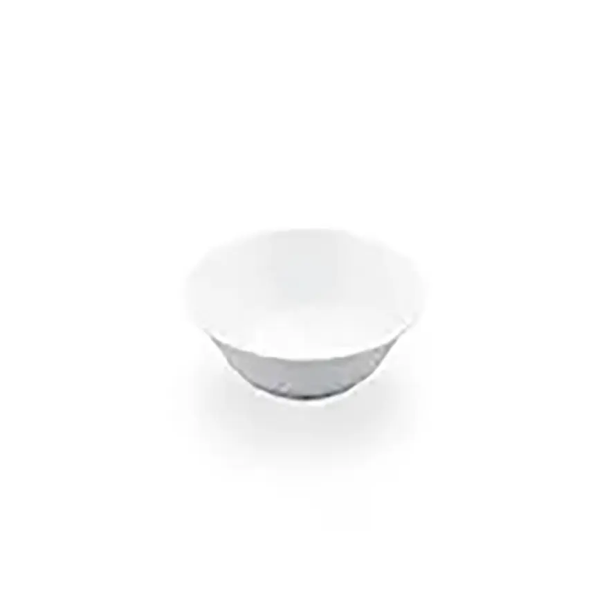 Kplus 8313.CW krem beyaz parlak kırılmaz melamin kase (13 cm).