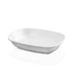 17x12,5 cm Kplus Krem Beyaz Dikdörtgen Tabak 8417.CW