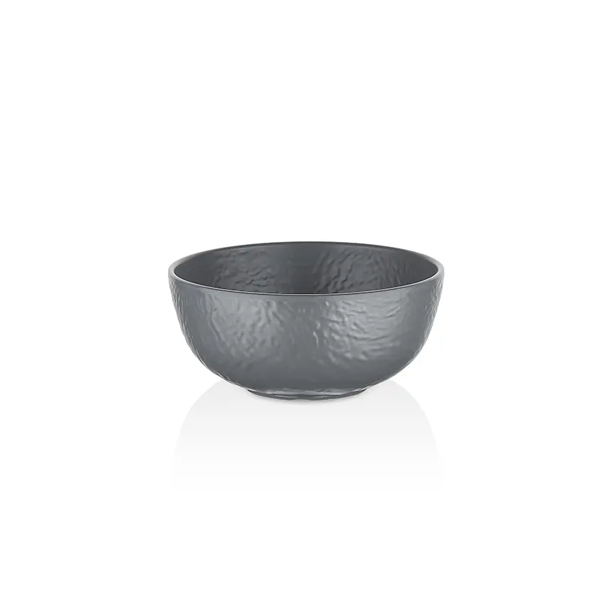 Külsan M11714.G Tilda Matt gri mat kırılmaz melamin kase (14 cm, 600 ml).