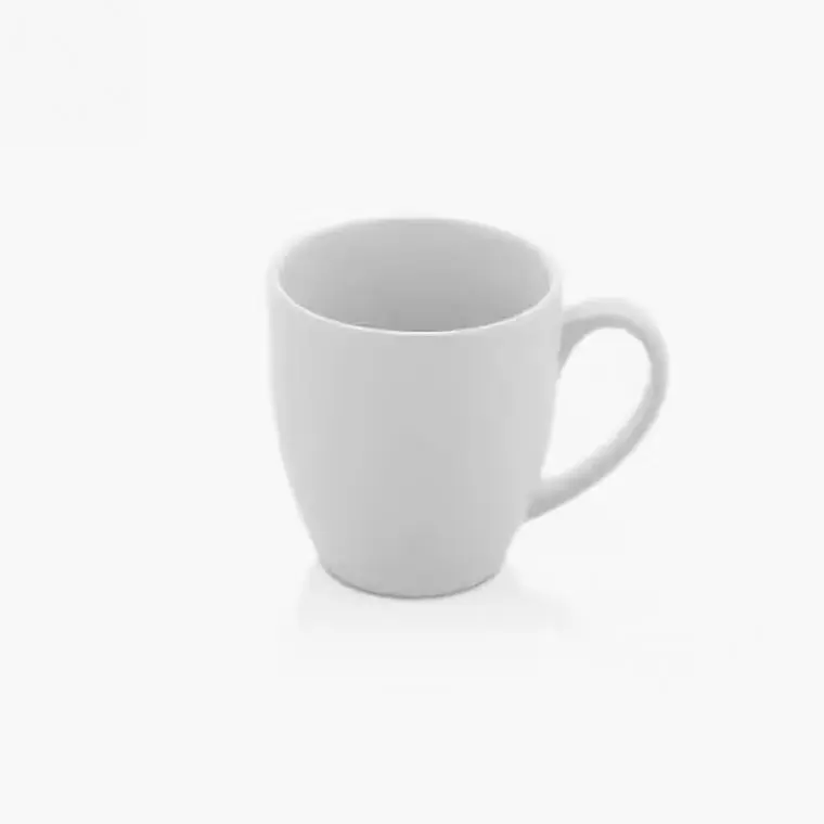Külsan 9400.PW Drinkware porselen beyazı parlak kırılmaz melamin büyük kupa (400 ml).
