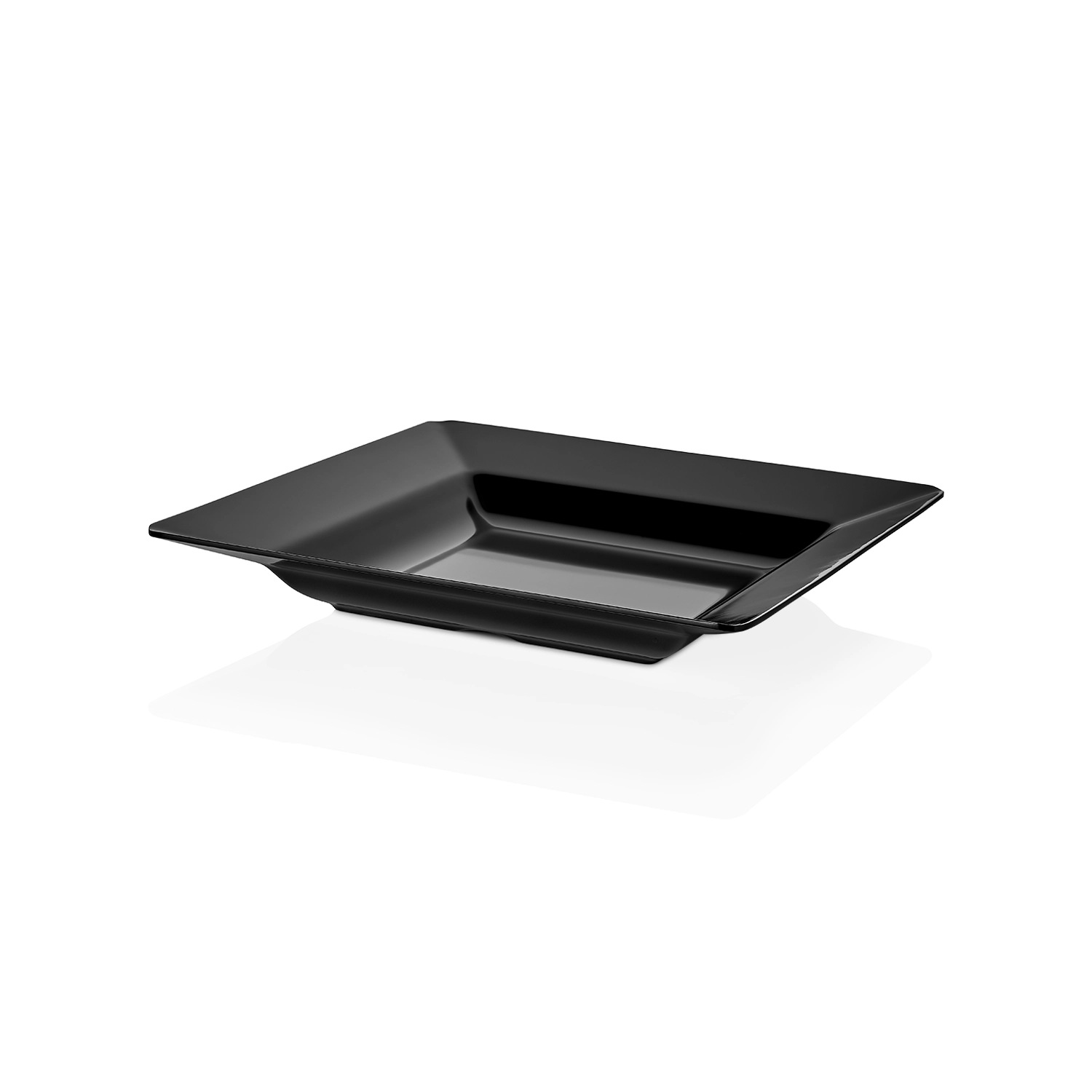 HappyChef Siyah Kare Gastronorm Teşhir Kasesi - 46x46 cm / 6,9 cm 46x46 cm ölçülerinde, 6,9 cm derinliğe sahip siyah renkli büyük kare HappyChef açık büfe sunum kasesi ve meze teşhir küveti.