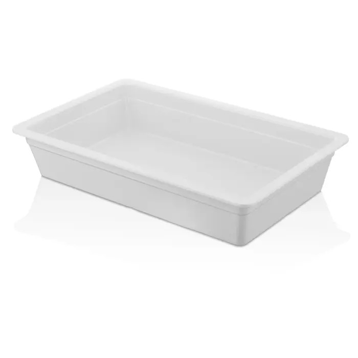 53x32,5 cm HappyChef Krem Beyaz Gastronorm Küvet 11100.CW - Görsel 3
