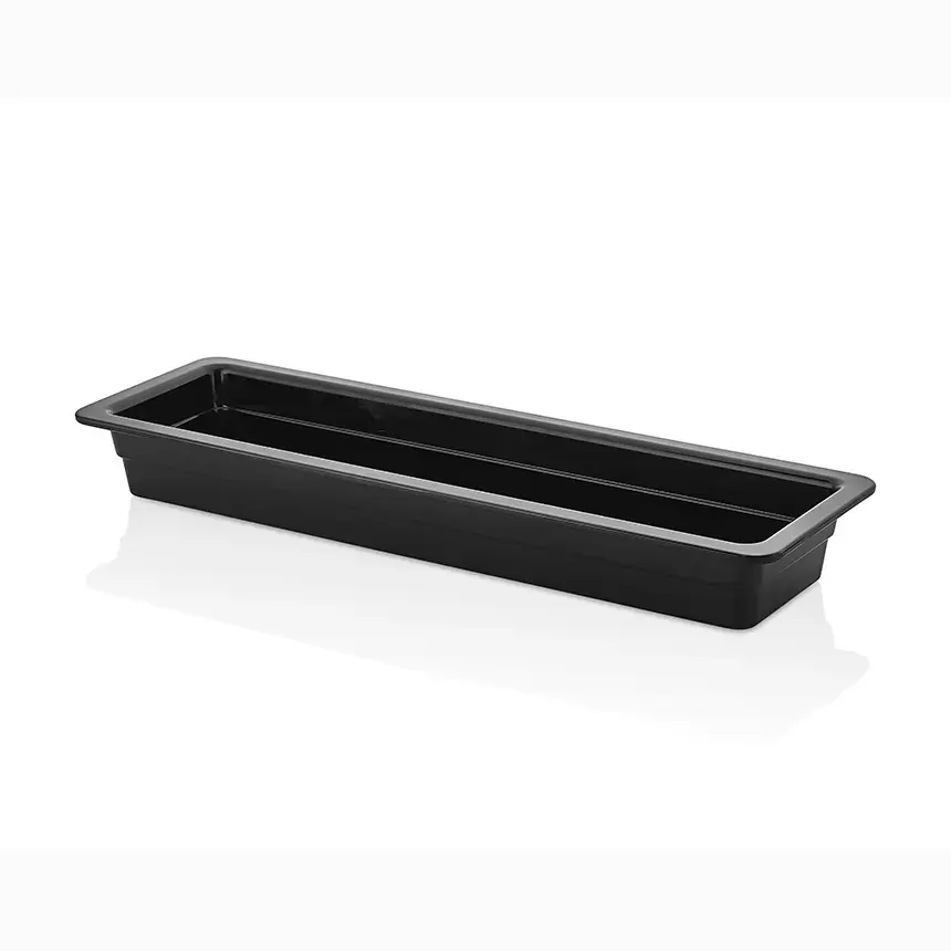 Kulsan 12465.BL GN 2/4 Melamin Siyah Küvet 65mm."