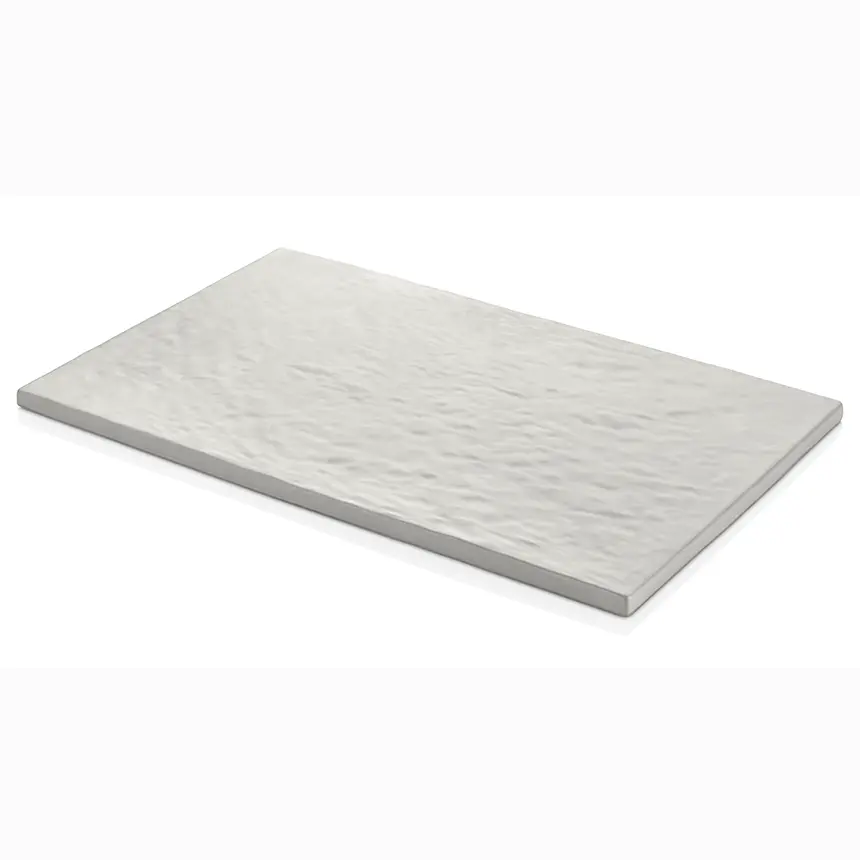 Kulsan 17011.CW Krem Beyaz Taş Efektli Melamin Sunum Panosu GN.1/1."