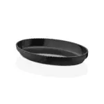 40x25 cm Olie Siyah Oval Tabak 21040.BL - Görsel 3