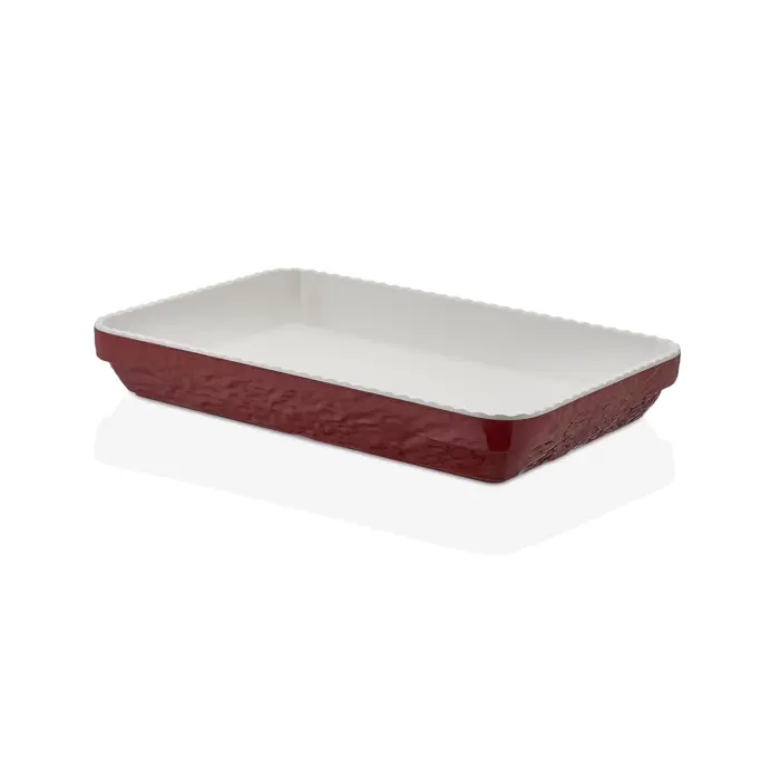 35,6x24 cm Olie Kırmızı Dikdörtgen Tabak 21136.CWR - Görsel 3