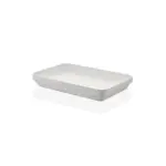 35,6x24 cm Olie Krem Beyaz Dikdörtgen Tabak 21136.CW - Görsel 3