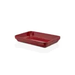 35,6x24 cm Olie Kırmızı Dikdörtgen Tabak 21136.R - Görsel 3