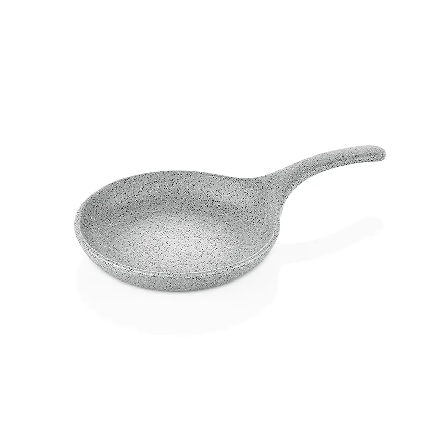 Kulsan 38015.GG Terra Gri Granit melamin saplı tava, Ø15cm, kişisel sunum.