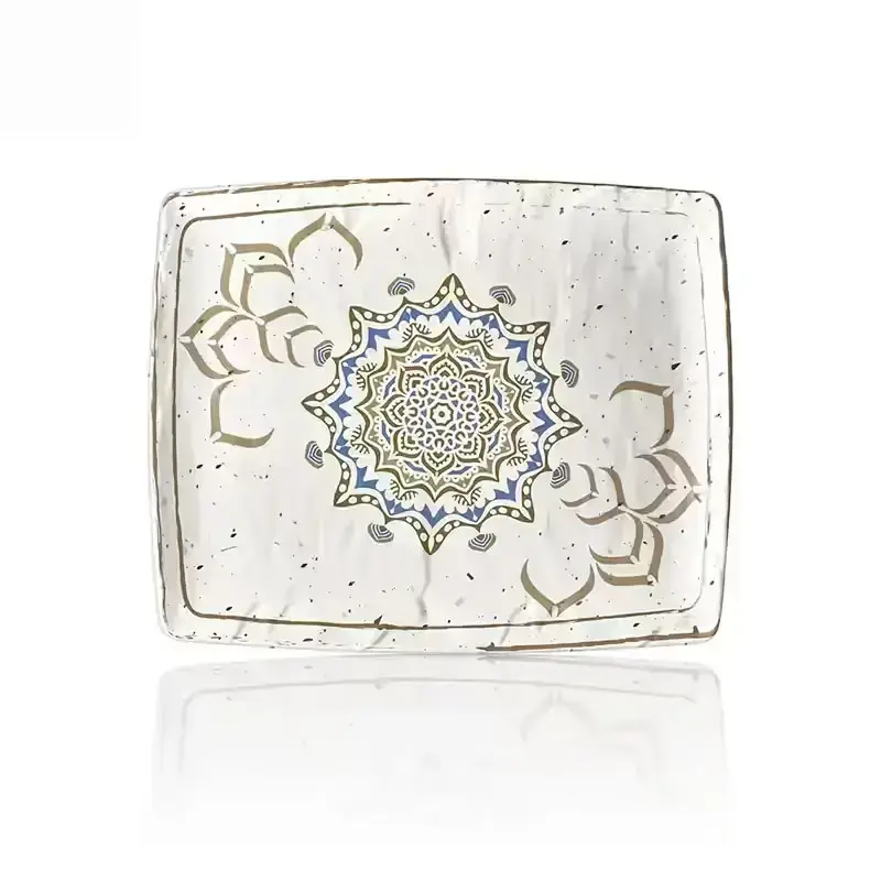 Kulsan 41012.CW.CAS Polaris Casablanca DeqoBoutique Polaris Desenli Melamin GN 1/2 Tepsi."