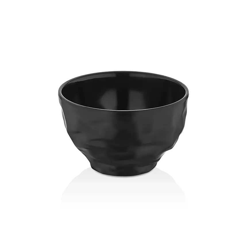 Kulsan Norma 11cm Siyah Melamin Kase 45011.BL - Kırılmaz, 300ml, Çorba Kasesi"