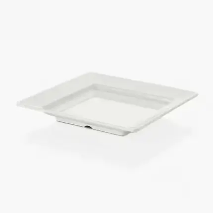 Kulsan 10834.BL Bono Siyah Melamin Kare Sunum Tepsisi 34x34cm."