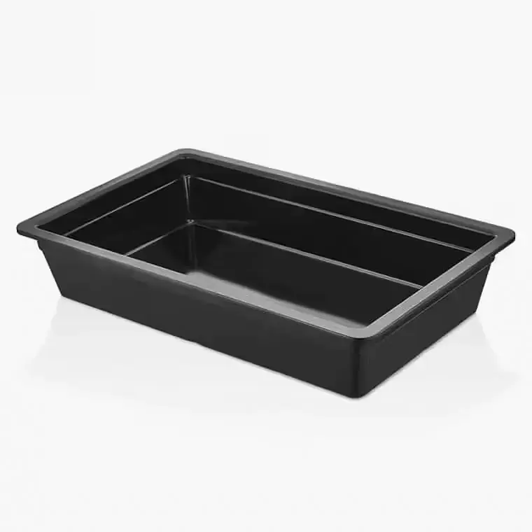 Kulsan 11100.BL GN 1/1 Melamin Siyah Küvet 100mm."