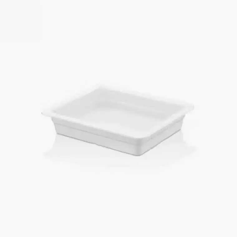 Kulsan 11265.CW GN 1/2 Melamin Krem Gastronorm Beyaz Küvet 65mm."